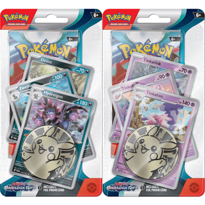 Pokémon TCG: SV04 Paradox Rift - Premium Checklane Blister - Hydreigon