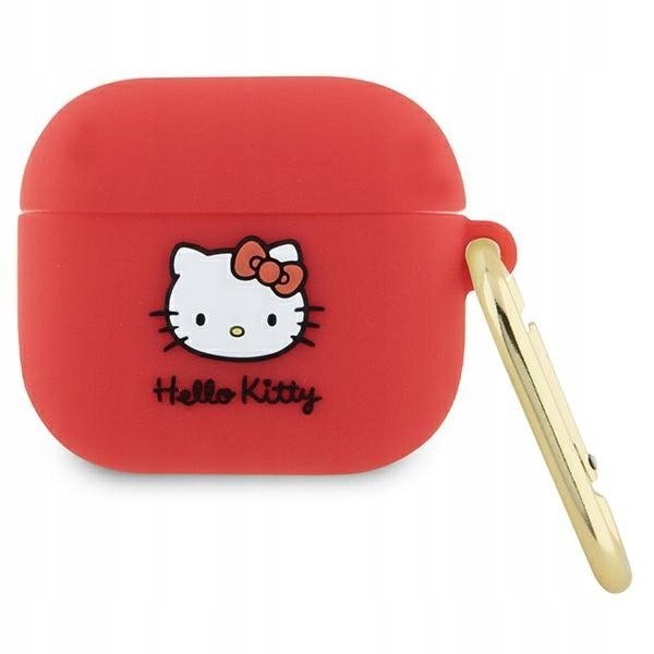 Hello Kitty pouzdro pro Airpods 3 cover fuchsie Kitty Head