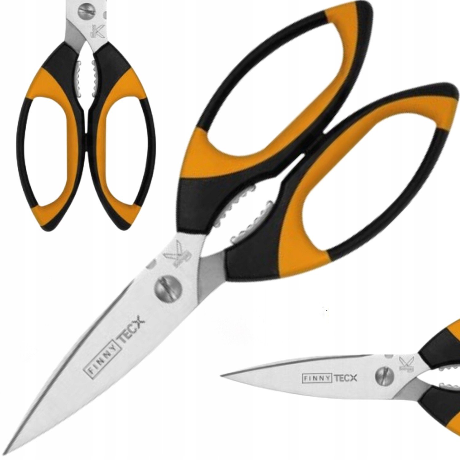 Krejčovské nůžky dvojité zoubkované 20cm Kretzer