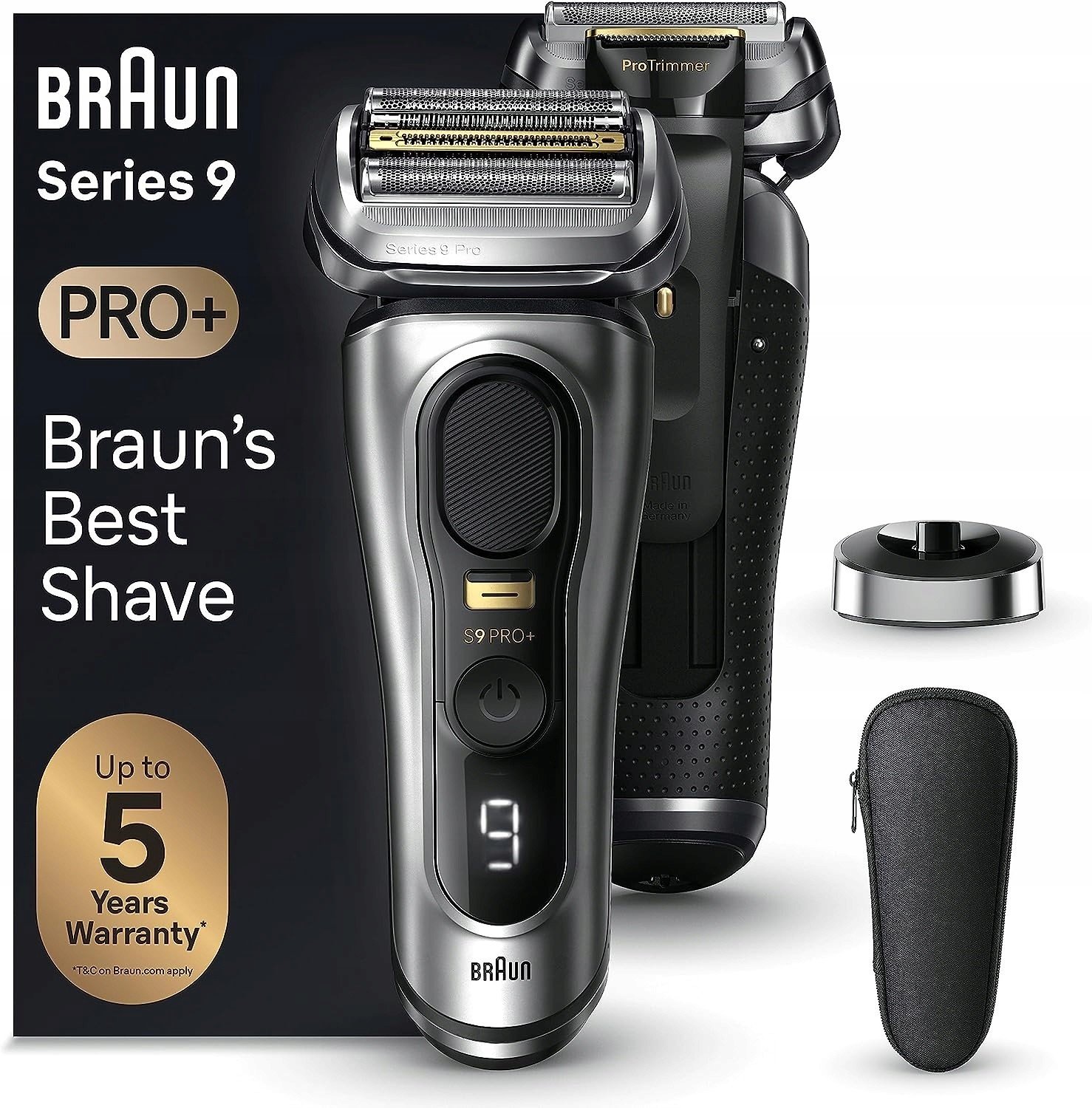 Elektrický holicí strojek zastřihovač vousů Braun Series 9 Pro+ 9517S +etui stanice