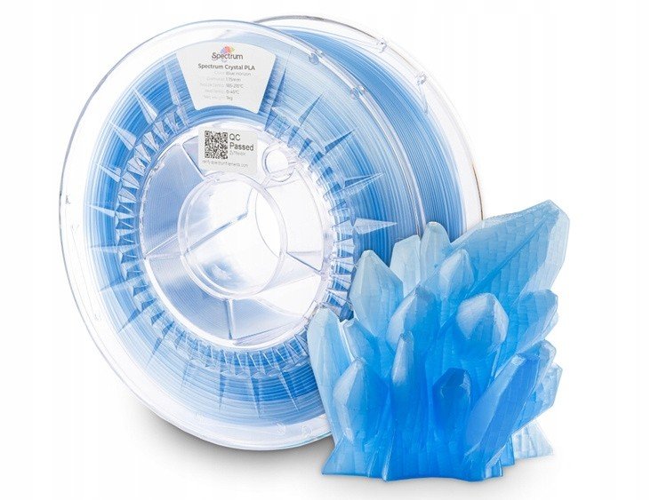 Novinka Spectrum Filament Pla Crystal 1.75mm Blue Horizon 1kg