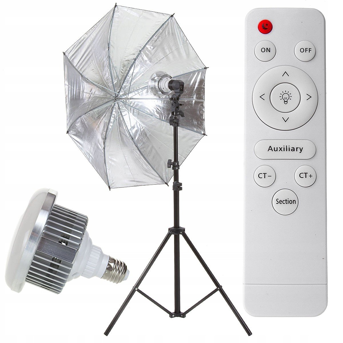 Set Parasolka 110cm Žárovky 50W Led Pilot