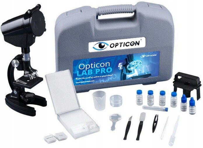 Mikroskop Opticon Lab Pro 1200x příslušenství