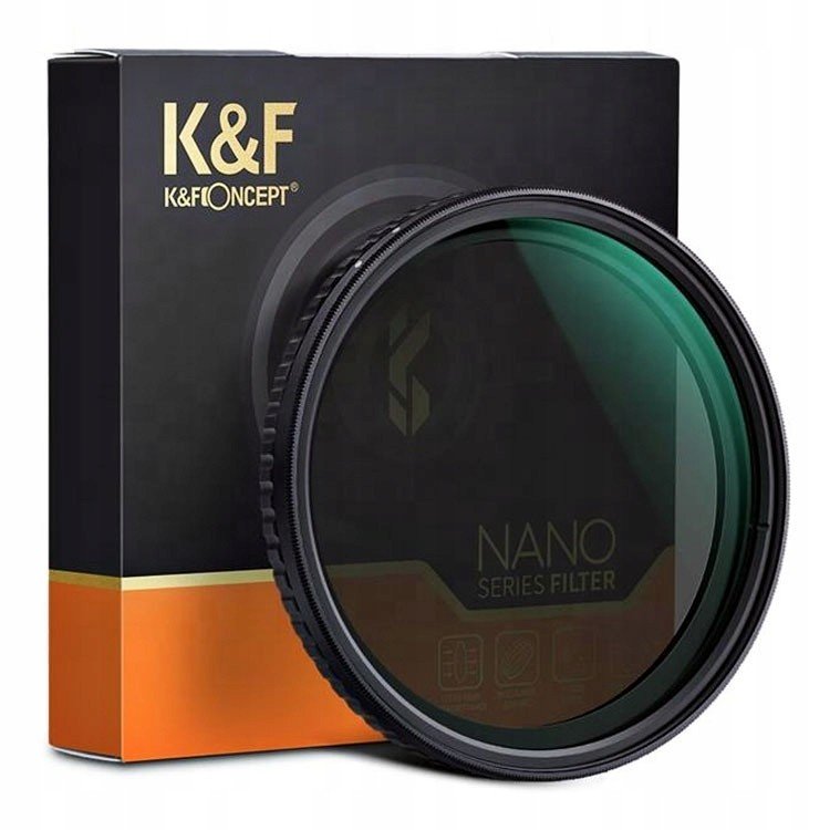 Nastavitelný filtr K&f Nano X (ND2-ND32) 82mm