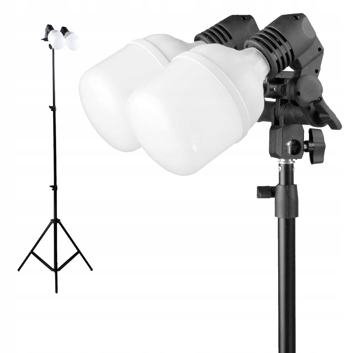 Studiová lampa 2x Led 100