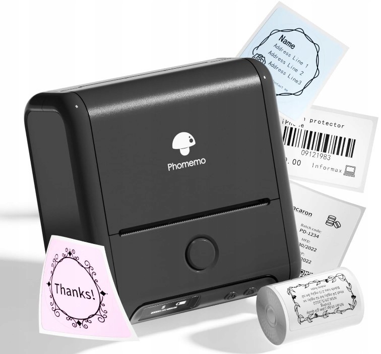 Phomemo M200 Termální tiskárna Bluetooth 20-75mm pro fotografie Štítek nálepek
