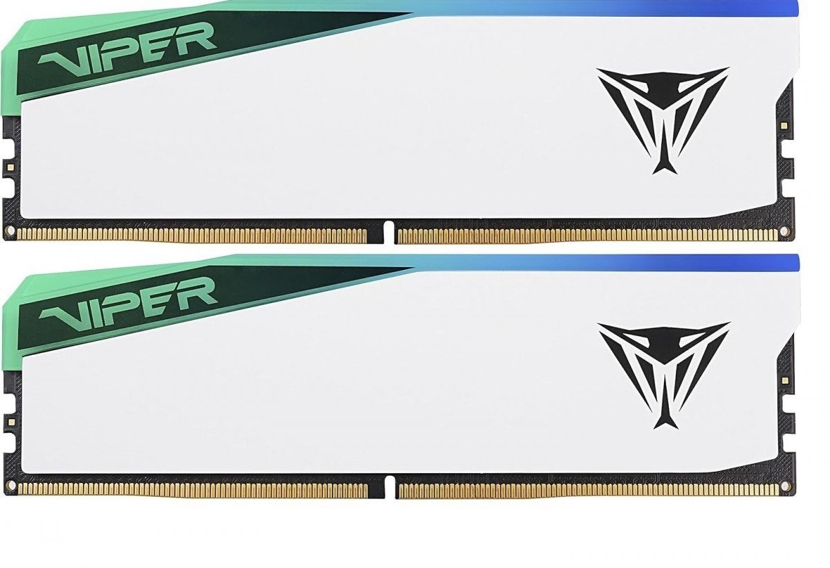 Paměti DDR5 Viper Elite 5 Rgb 64GB/6200(2x32) CL42 bílé