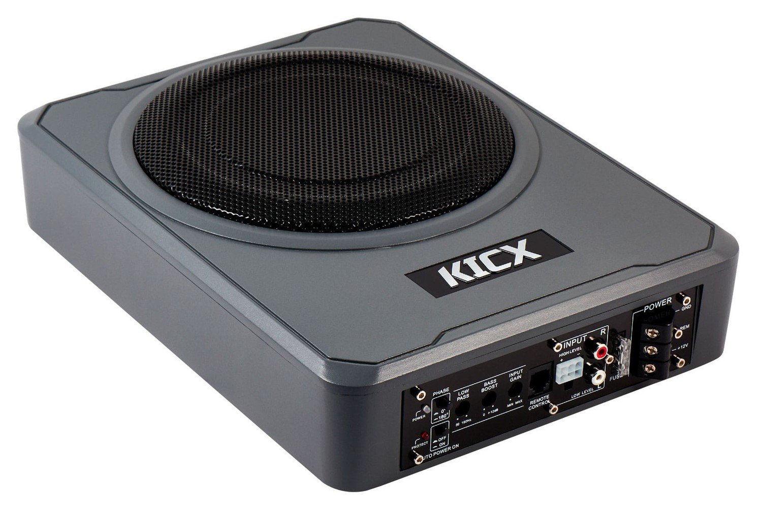 Kicx Q200BA Reproduktor Niskotonový Aktivní pod sedadlo Křeslo 20cm 300W Pilot