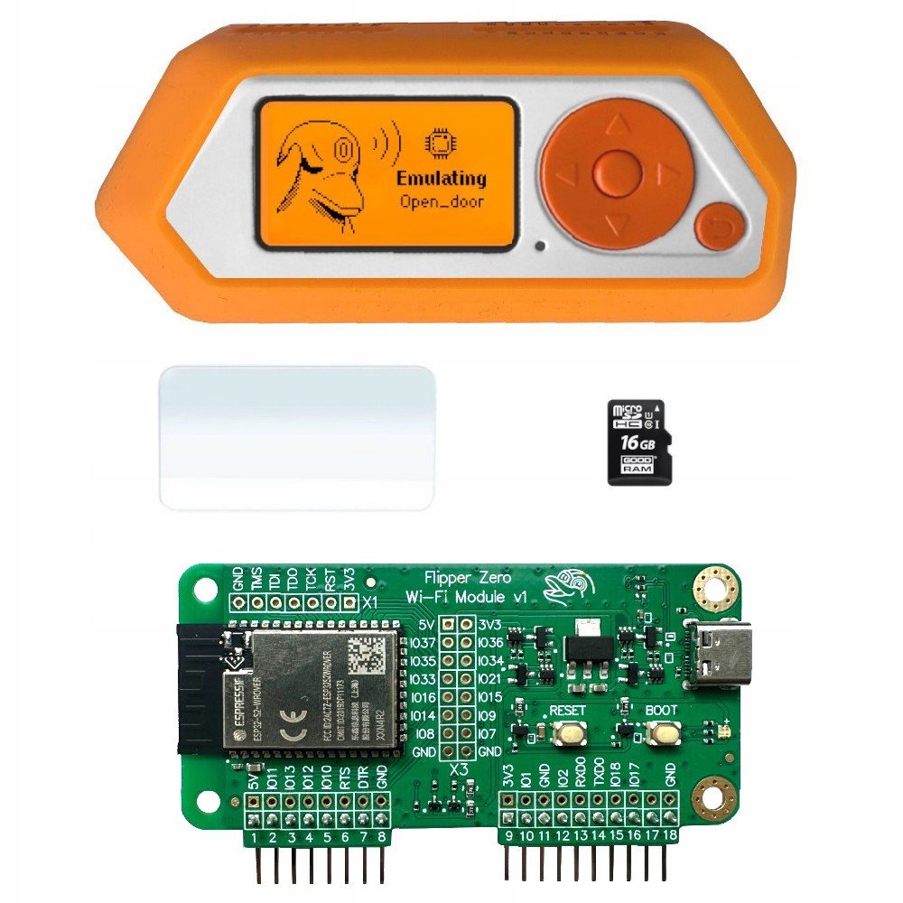 Flipper Zero WiFi Dev pouzdro film MicroSD