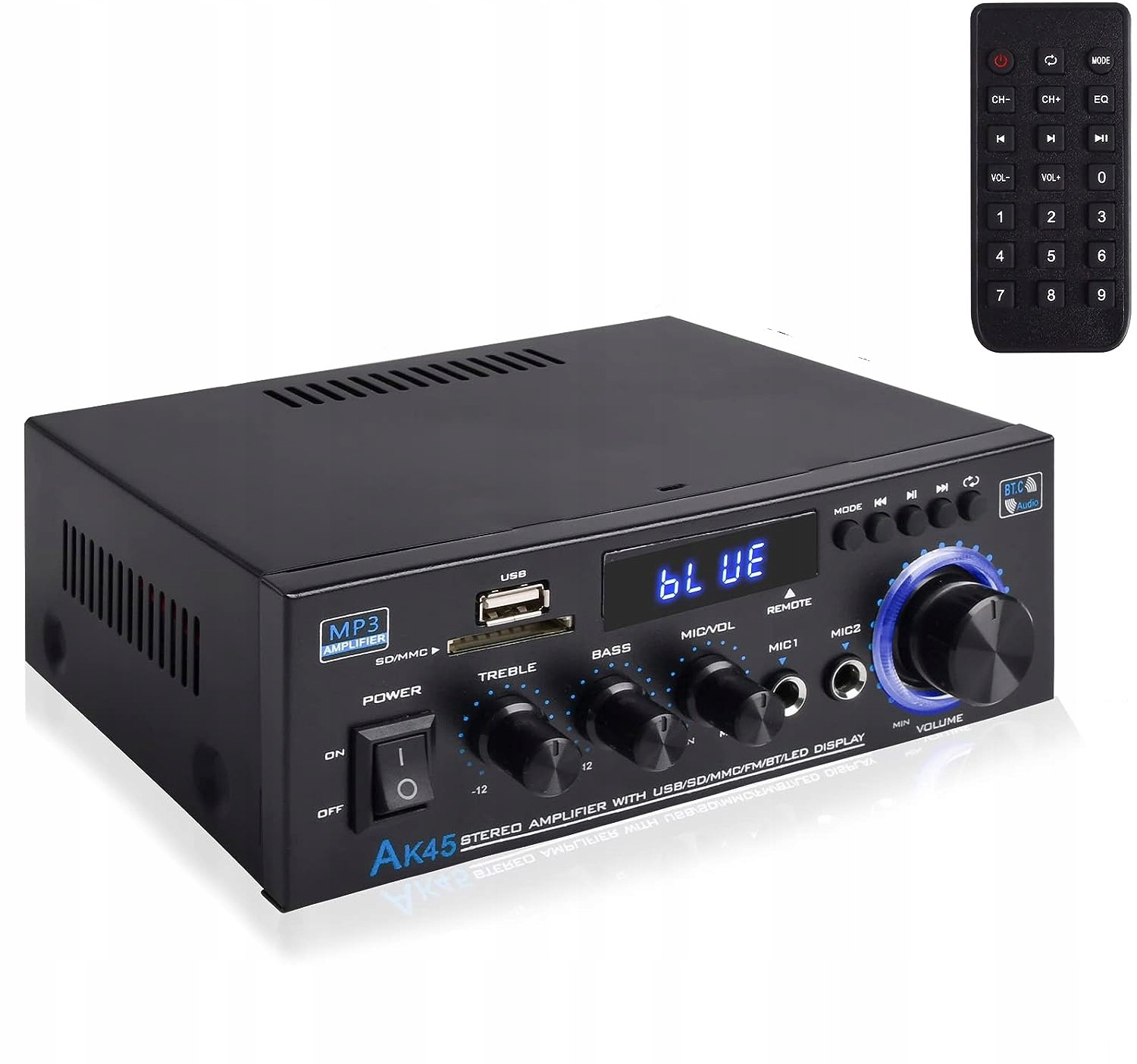 Přijímač Bluetooth Zesilovač 2.0 Kanálový Stereo Reproduktory