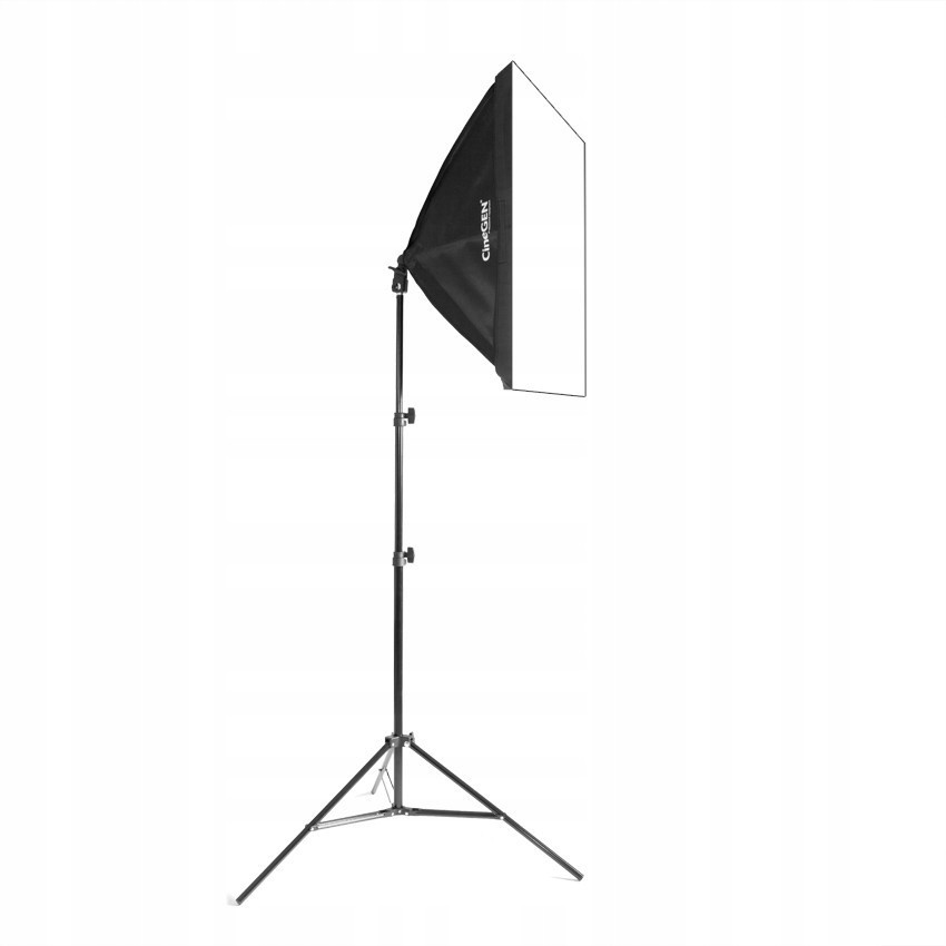 Fotografická Lampa Softbox 60X60 Stativ Žárovka