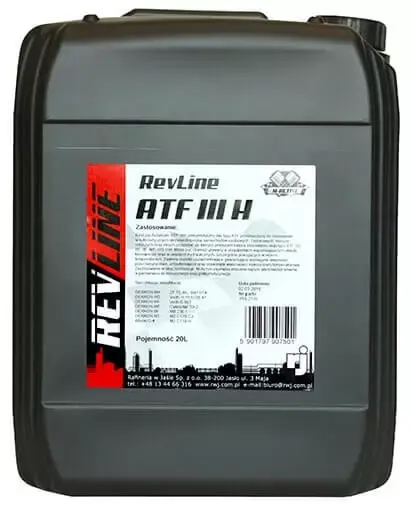 Revline Automatic ATF III H Semisynthetic 20L