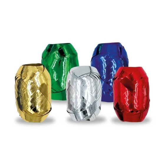 Brizzolari Stuha klubíčko - lesklá mix - 10 mm x 10 m - 30 ks - 6870-80