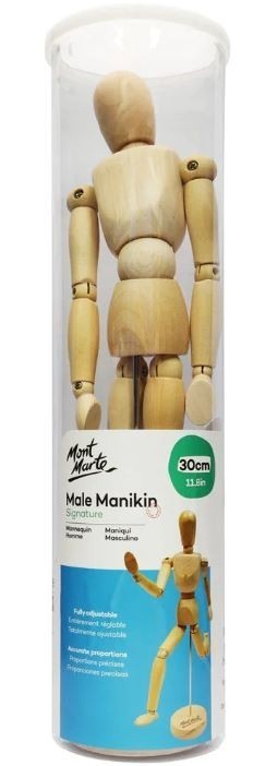 Mont Marte Dřevěná figurína - Mont Marte - 30 cm - AMMM-0001