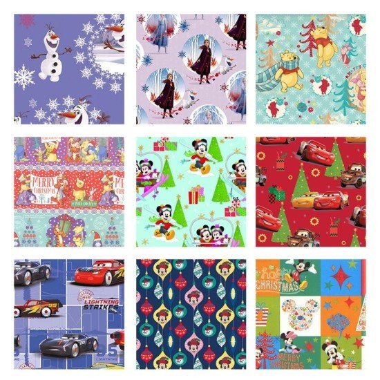 Zet servis Vánoční balicí papír Disney - 0,7 x 2 m