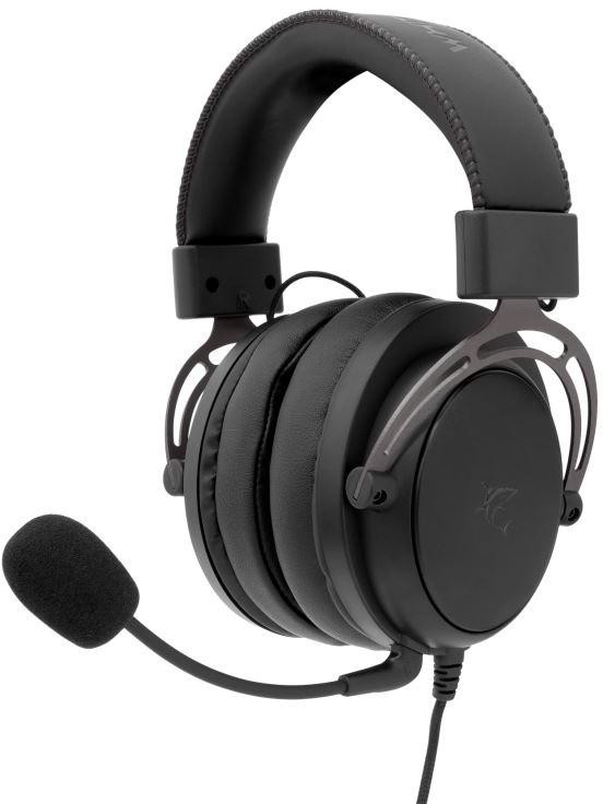 White Shark herní sluchátka GORILLA, s mikrofonem, pro PC, PS4/PS5, Xbo,MAC, černo-šedá (GH-2341) (GORILLA Black/Gray)