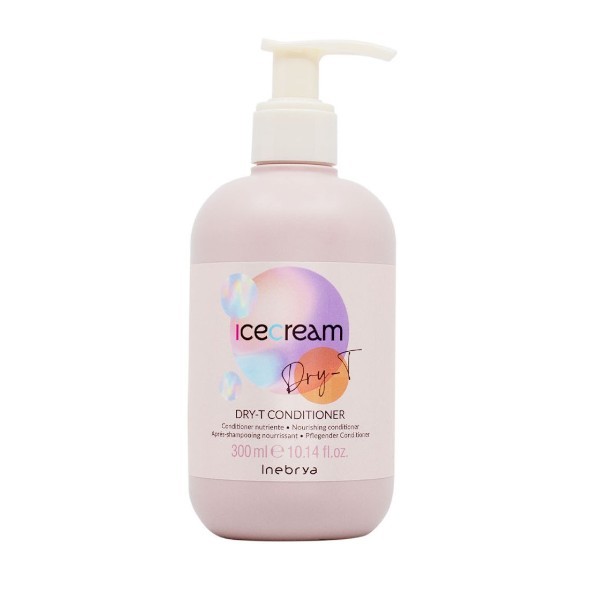 Inebrya Hydratační kondicionér pro suché a krepaté vlasy Ice Cream Dry-T (Conditioner) 300 ml