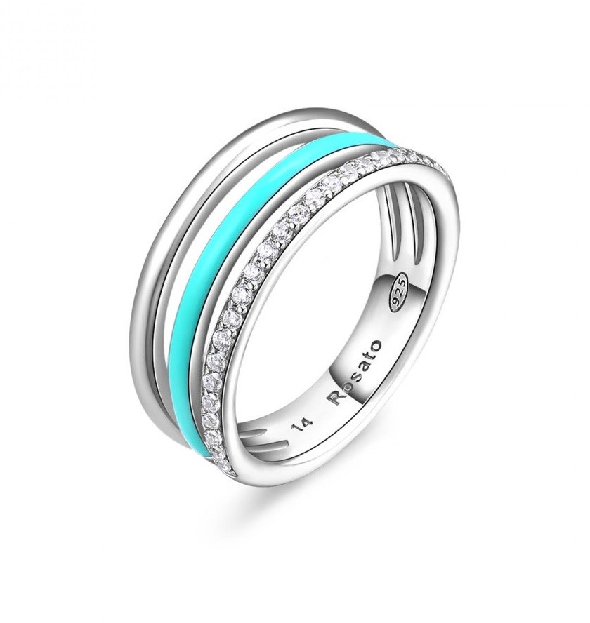 Rosato Nádherný stříbrný prsten Gaia RZGA35 52 mm