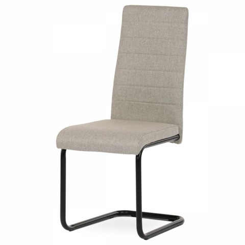 Jídelní židle krémová látka černý kov DCL-401 CRM2 Akce, super cena, zlevněná doprava Autronic