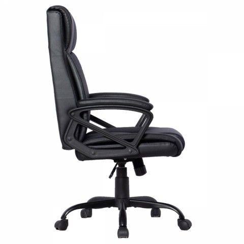 Kancelářská židle křeslo černá ekokůže kovový kříž KA-Y386 BK Akce, super cena, zlevněná doprava Autronic
