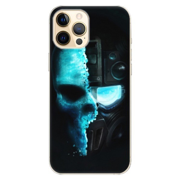 Odolné silikonové pouzdro iSaprio - Roboskull - iPhone 12 Pro