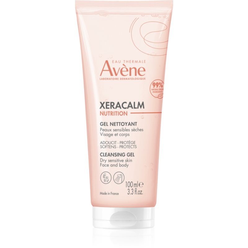 Avène XeraCalm Nutrition jemný mycí gel pro suchou a citlivou pokožku 100 ml