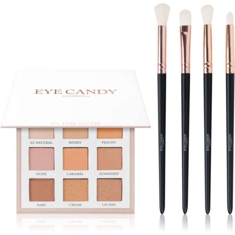 Eye Candy Enhancing Brush & Palette Set paletka očních stínů