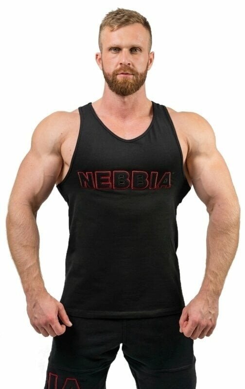 Nebbia Gym Tank Top Strength Black 2XL Fitness tričko