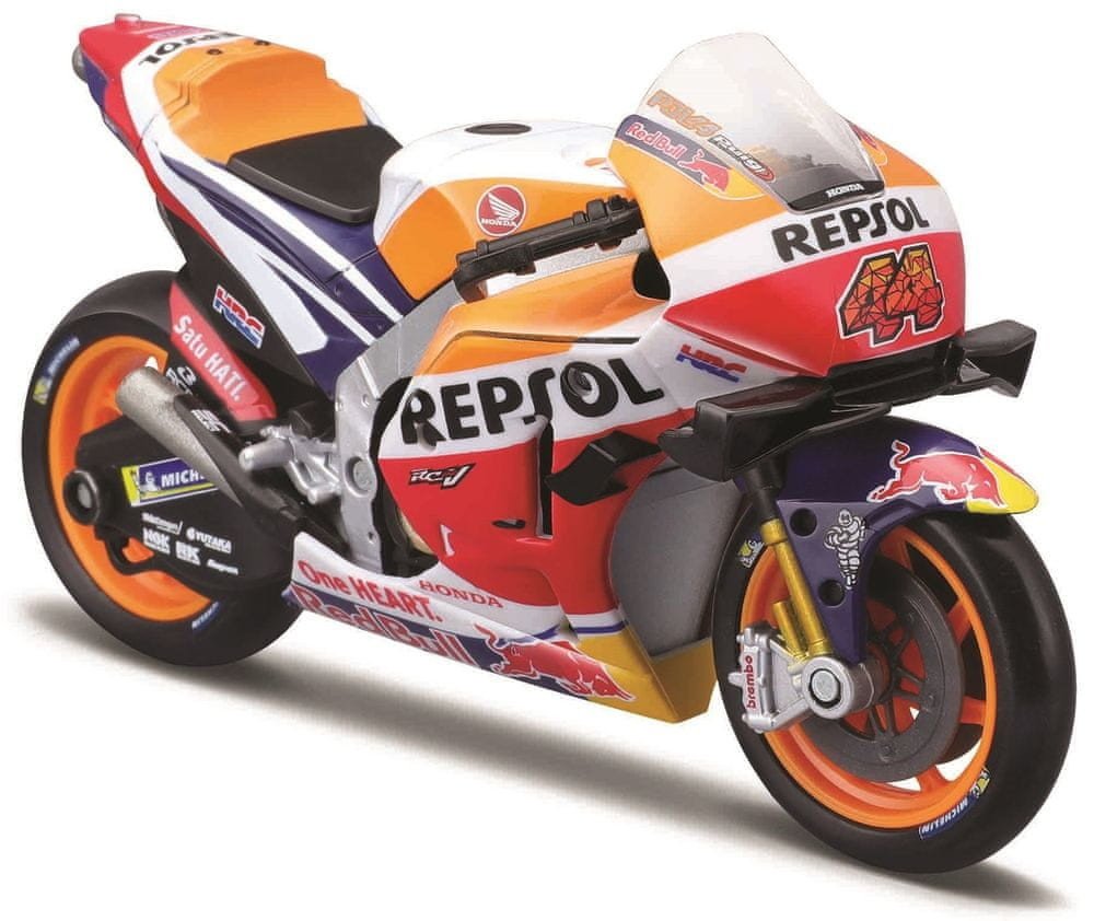 Maisto Motocykl Repsol Honda Team 2021, 1:18 No.44 - Pol Espargaro