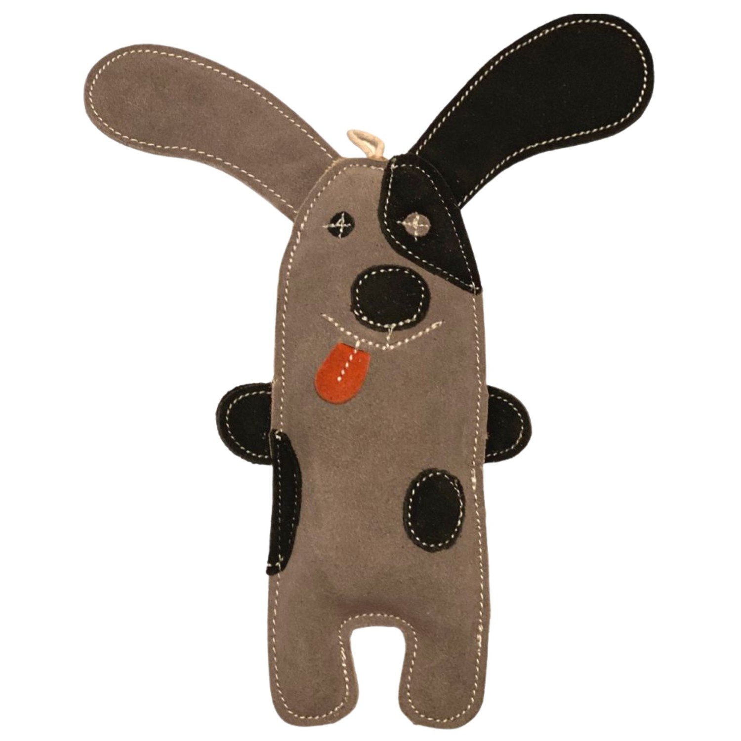 PafDog Pejsek Willy Hračka pro psy z kůže a juty - 32 cm