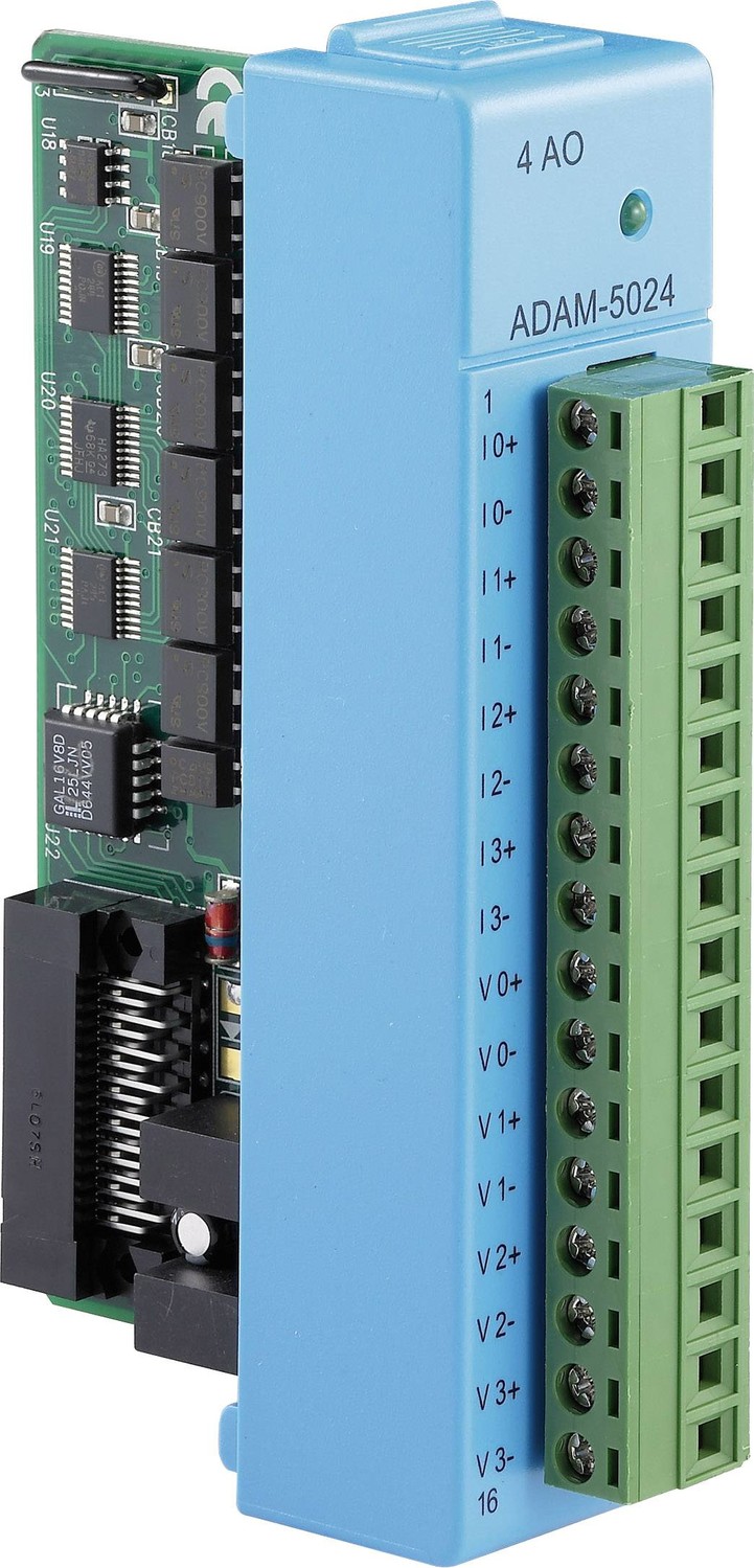 Advantech ADAM-5024 výstupní modul analogové Počet výstupů: 4 x
