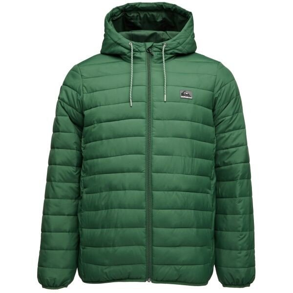 Quiksilver SCALY HOOD Pánská bunda, tmavě zelená, veľkosť L