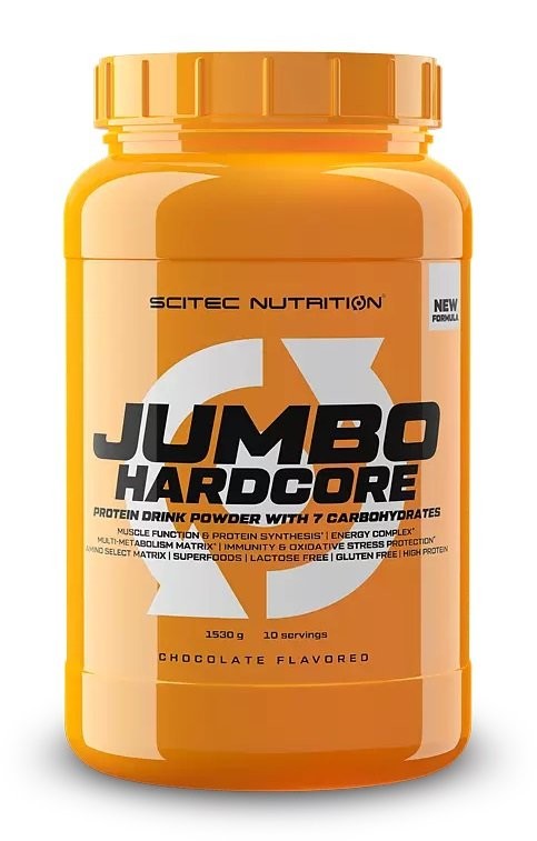 Jumbo Hardcore - Scitec Nutrition 3060 g Brittle White Chocolate
