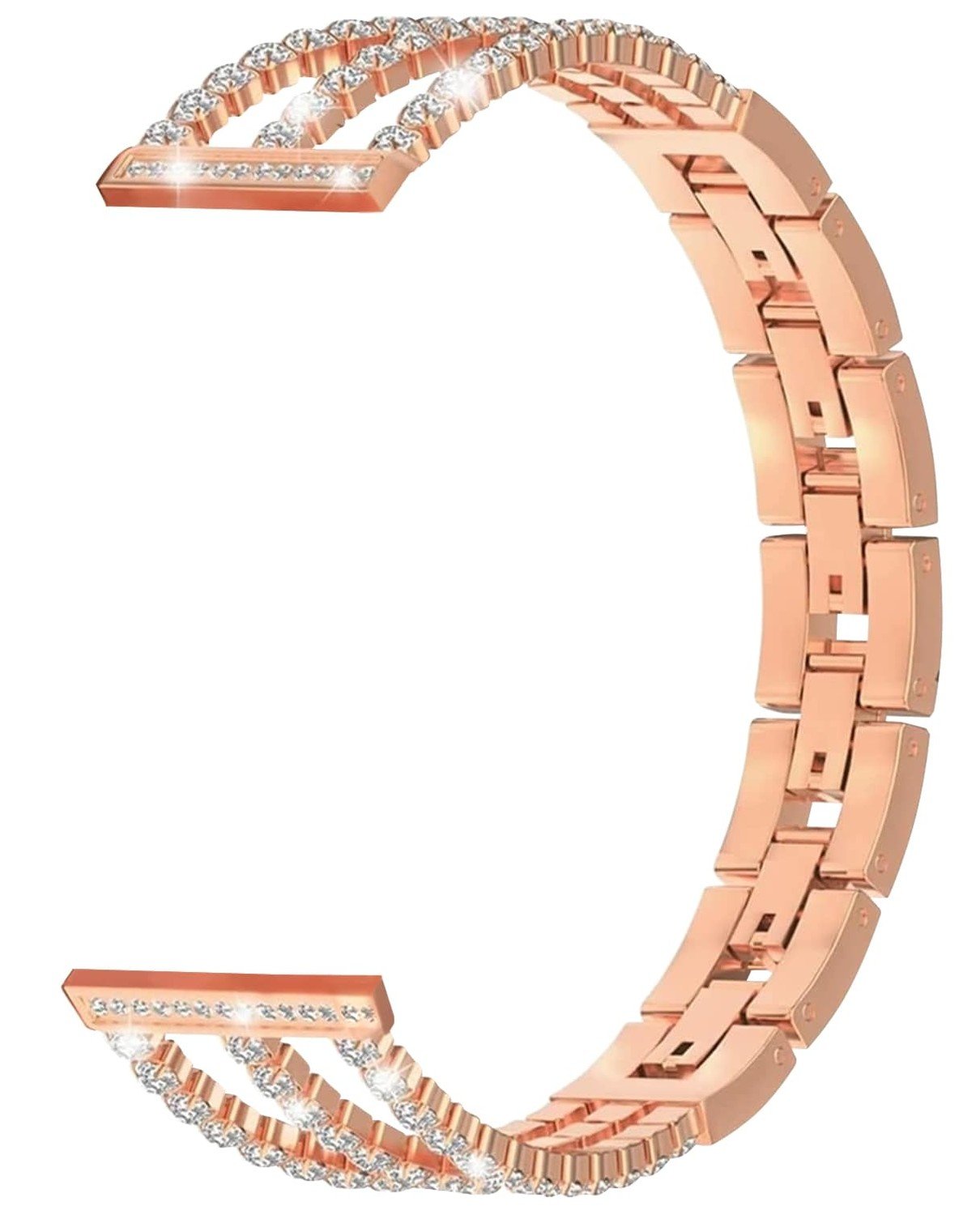 Řemínek ARMODD Prime kovový třpytivý rose gold (20mm)