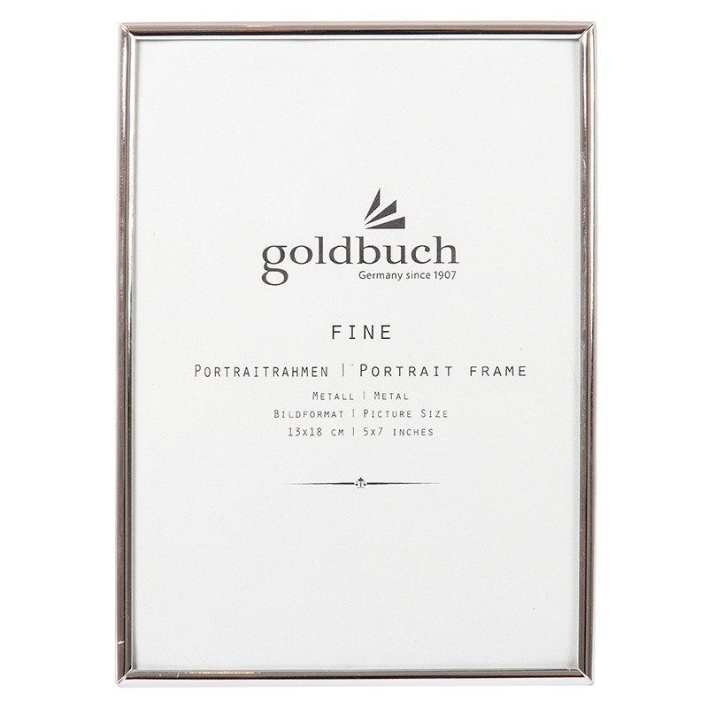 GOLDBUCH  FINE   rám 13x18, stříbrná