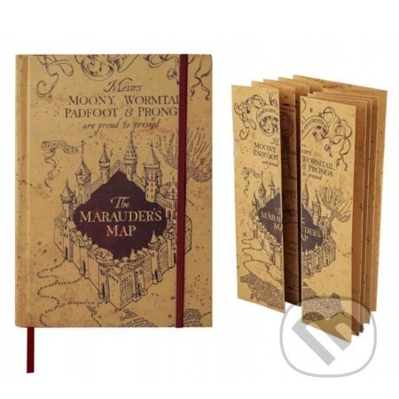 Zápisník Harry Potter - Záškodnícka mapa - Fantasy