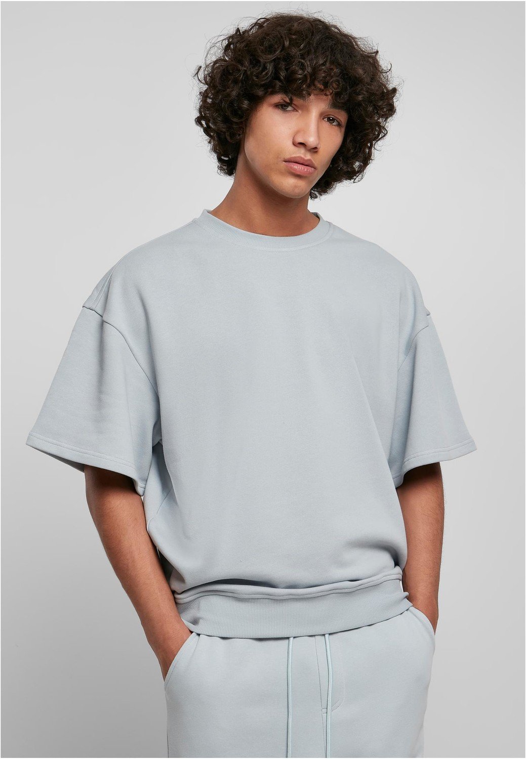 Oversized Shortsleeve Crew letní modrá