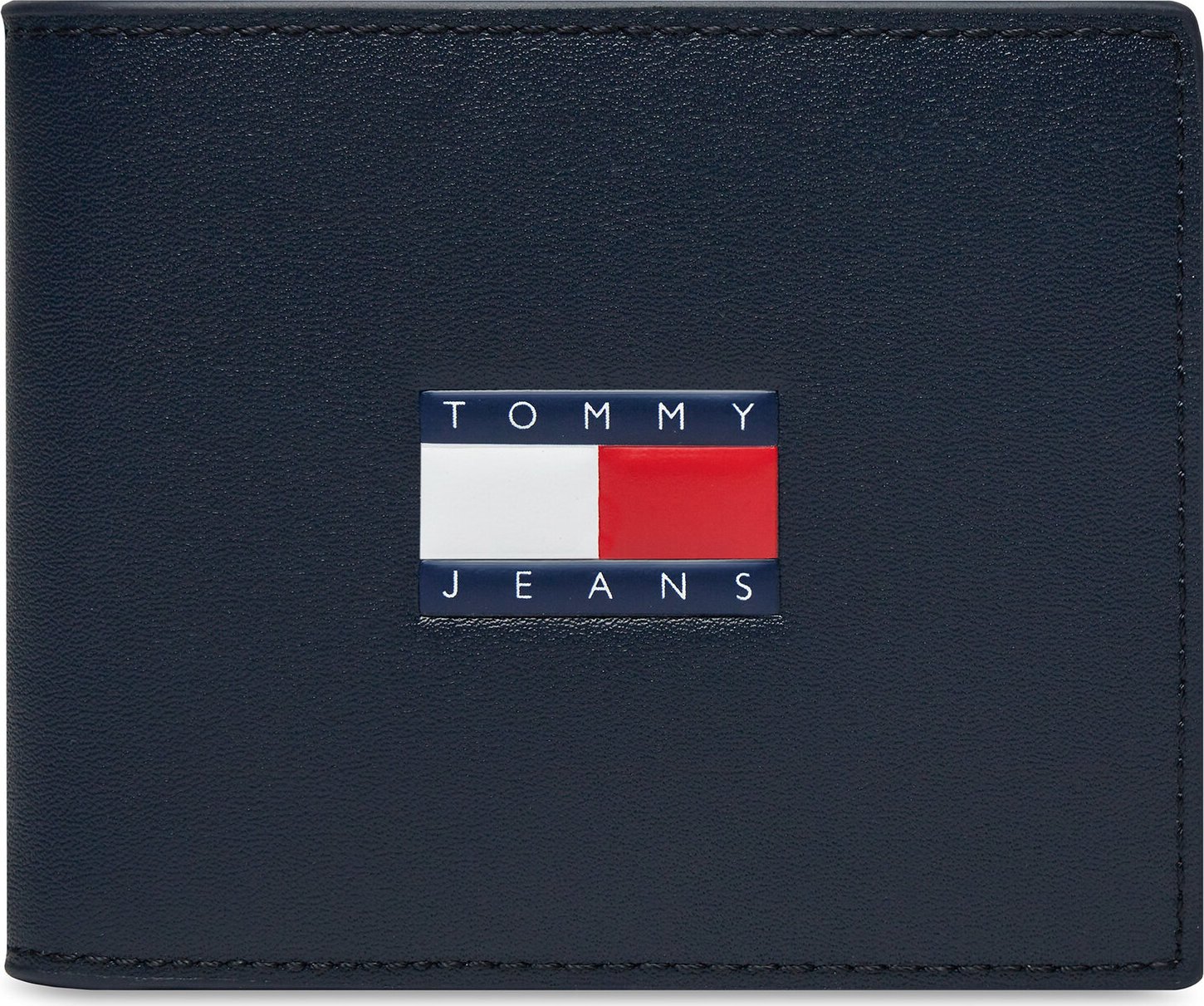 Velká pánská peněženka Tommy Jeans Tjm Heritage Leather Cc & Coin AM0AM12086 Dark Night Navy C1G