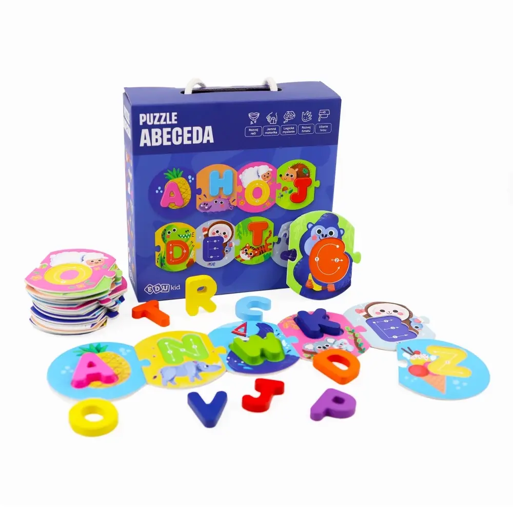 Tooky Toy - Puzzle Abeceda SK/CZ