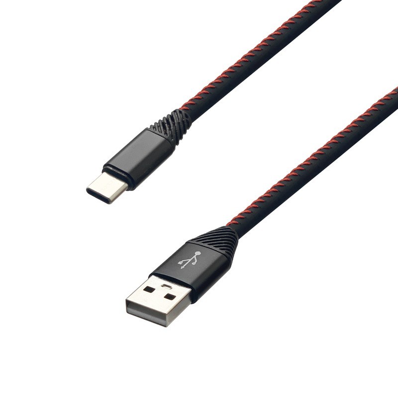 MOBILNET KAB-0184-USB-TYPEC NABIJÍCÍ KABEL USB TYPE-C 2A, EKO BALENÍ, 2M, CÍRNÝ
