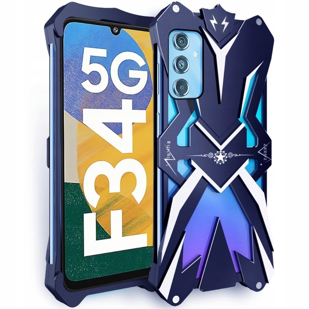 Hliníkové pancéřové pouzdro pro Galaxy M34 5G, pouzdro Alu pouzdro