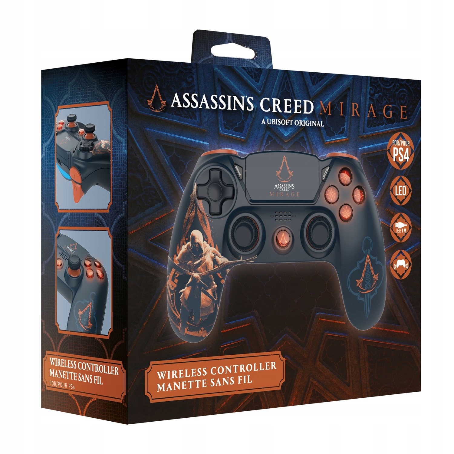 Herní ovladač s motivem Assassin's Creed Mirage (PS4)
