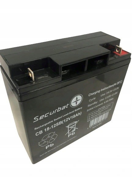 Baterie Securbat Cb 18-12 Sb (12V, 18 Ah)