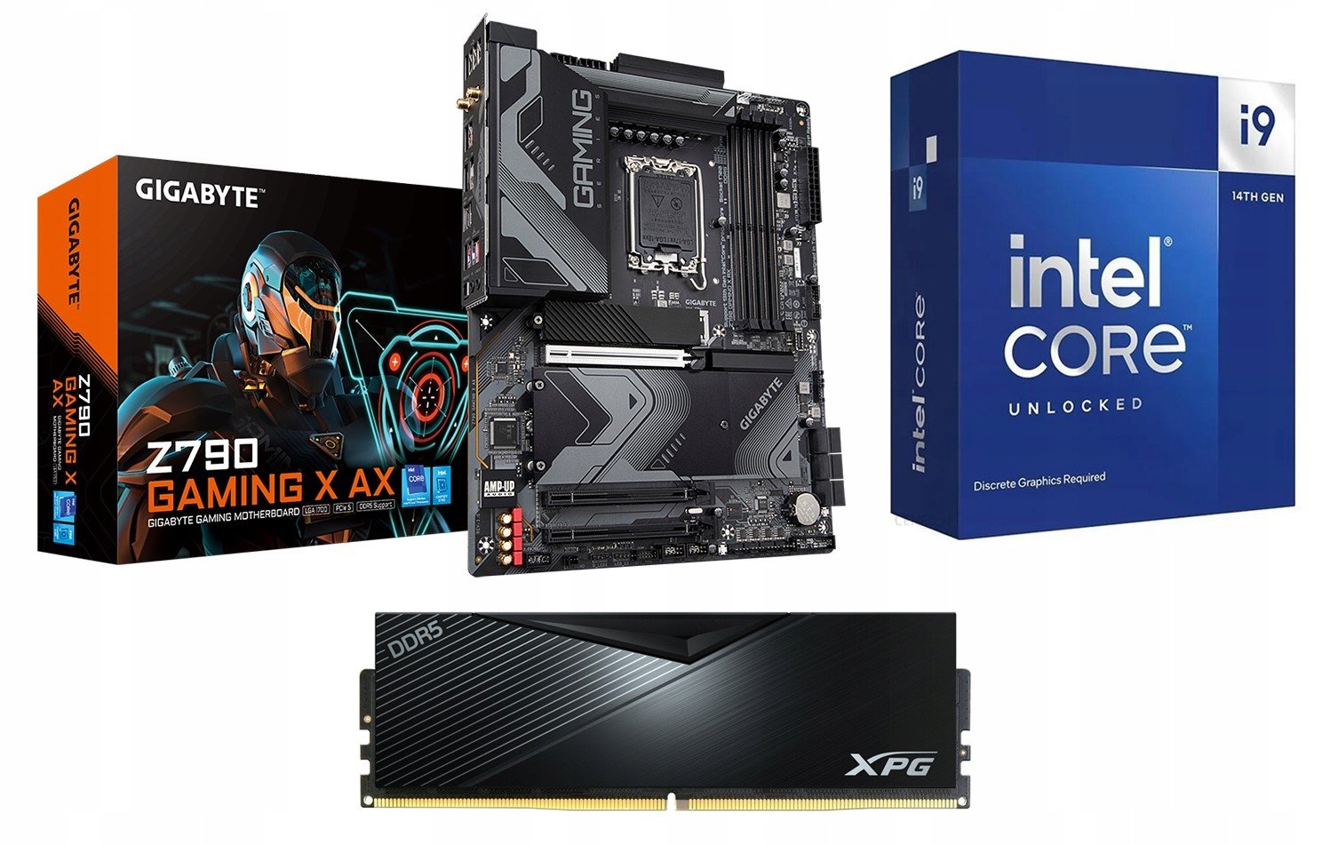 Intel i9-14900KF Gigabyte Z790 Gaming X Ax 64GB 6000 DDR5