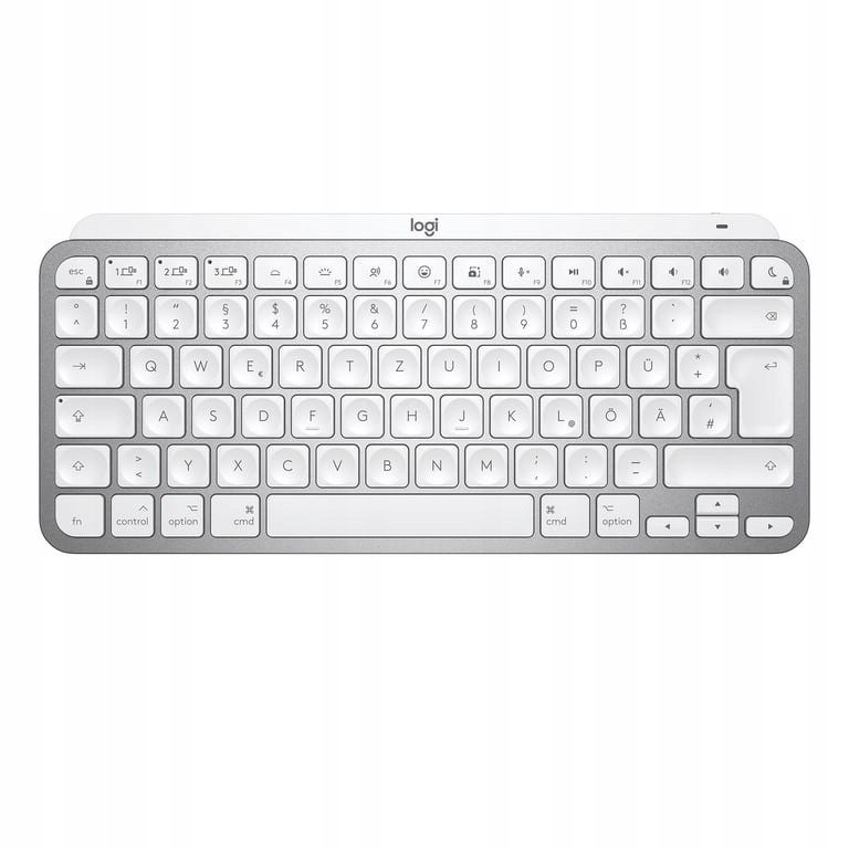 Minimalistická bezdrátová podsvícená klávesnice Logitech MX Keys Mini For Mac