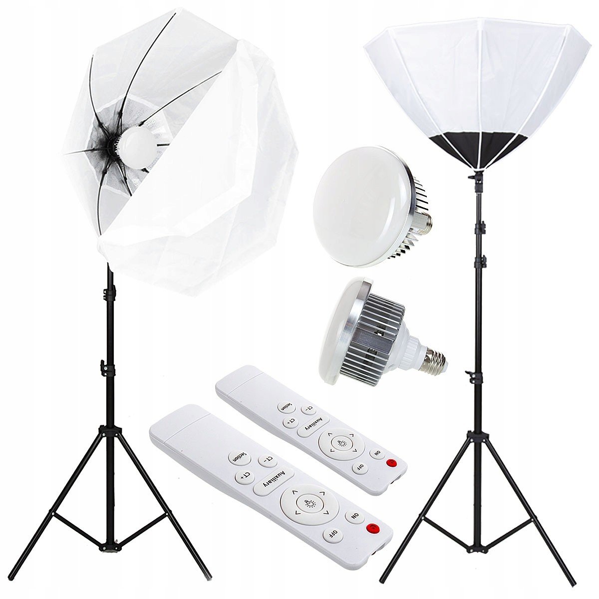 Balení 2 softbox sférický Mocna Žárovky 2x85W