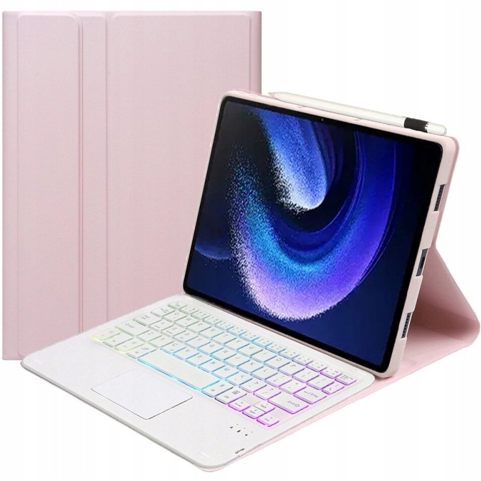 pouzdro S Podsvícenou Bluetooth Touchpad Klávesnicí Pro Xiaomi Pad 6 6 Pro