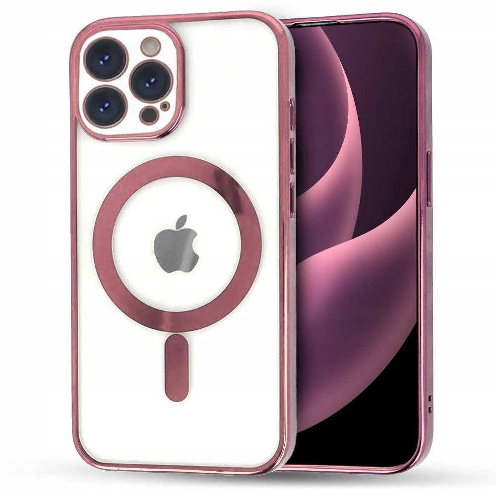 Pouzdro na Iphone 13 Pro Max Nexeri MagSafe Case růžové