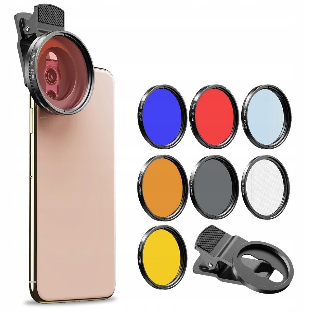 Sada filtrů 7v1 Filtry, Filtr pro telefon Apexel APL-52UV-7F