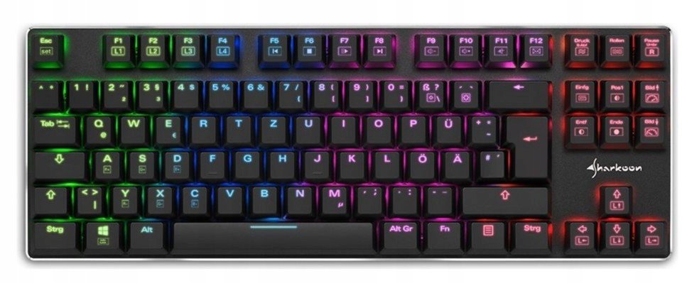 Mechanická Klávesnice Sharkoon Purewriter Tkl Rgb